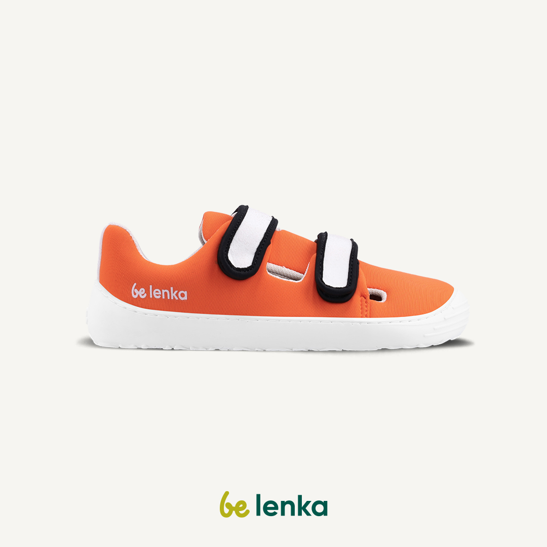 Barefoot zapatillas de niños Be Lenka Seasiders - Orangy.