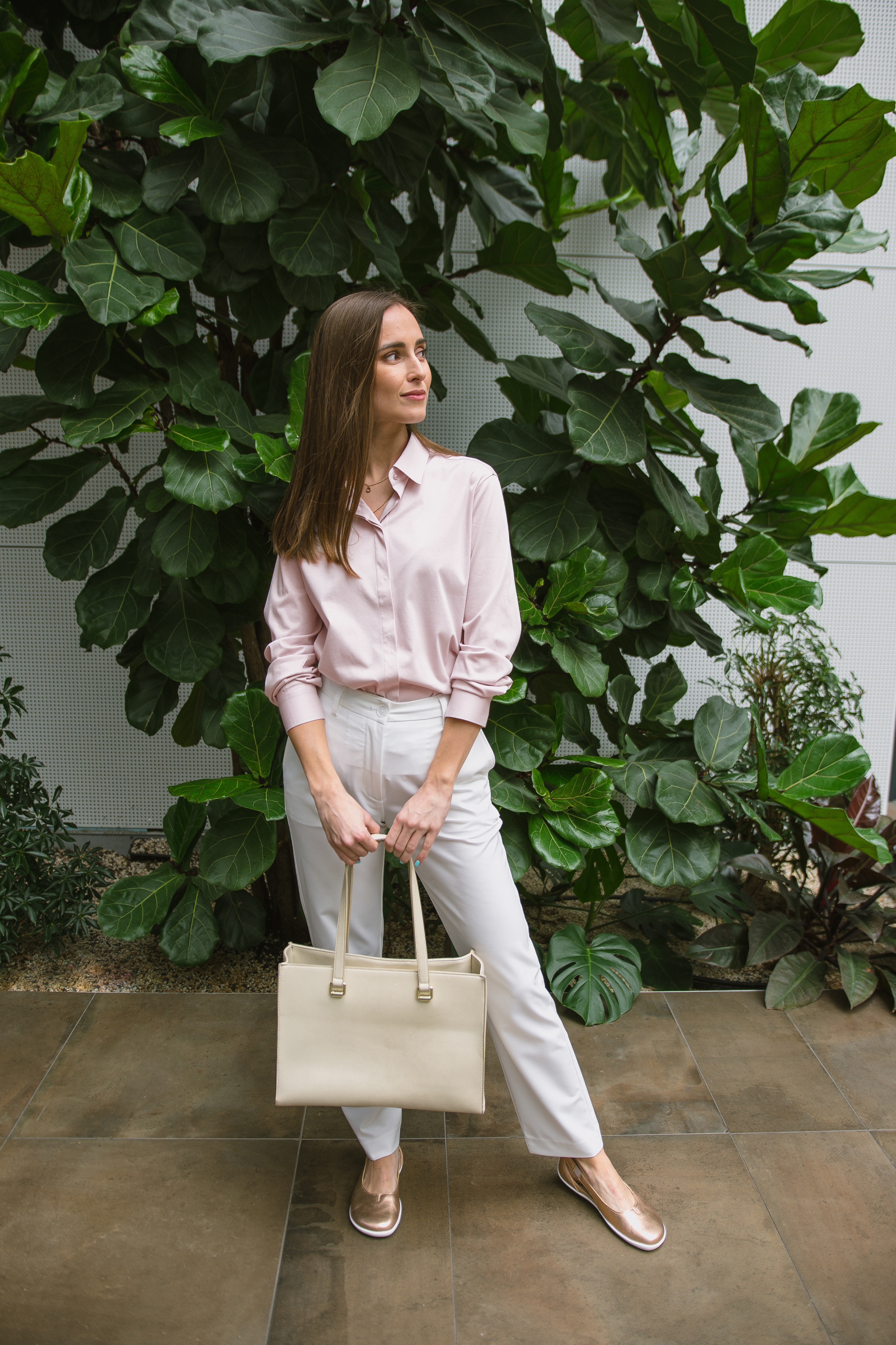 Camisa de mujer Be Lenka Essentials - Powder Pink.