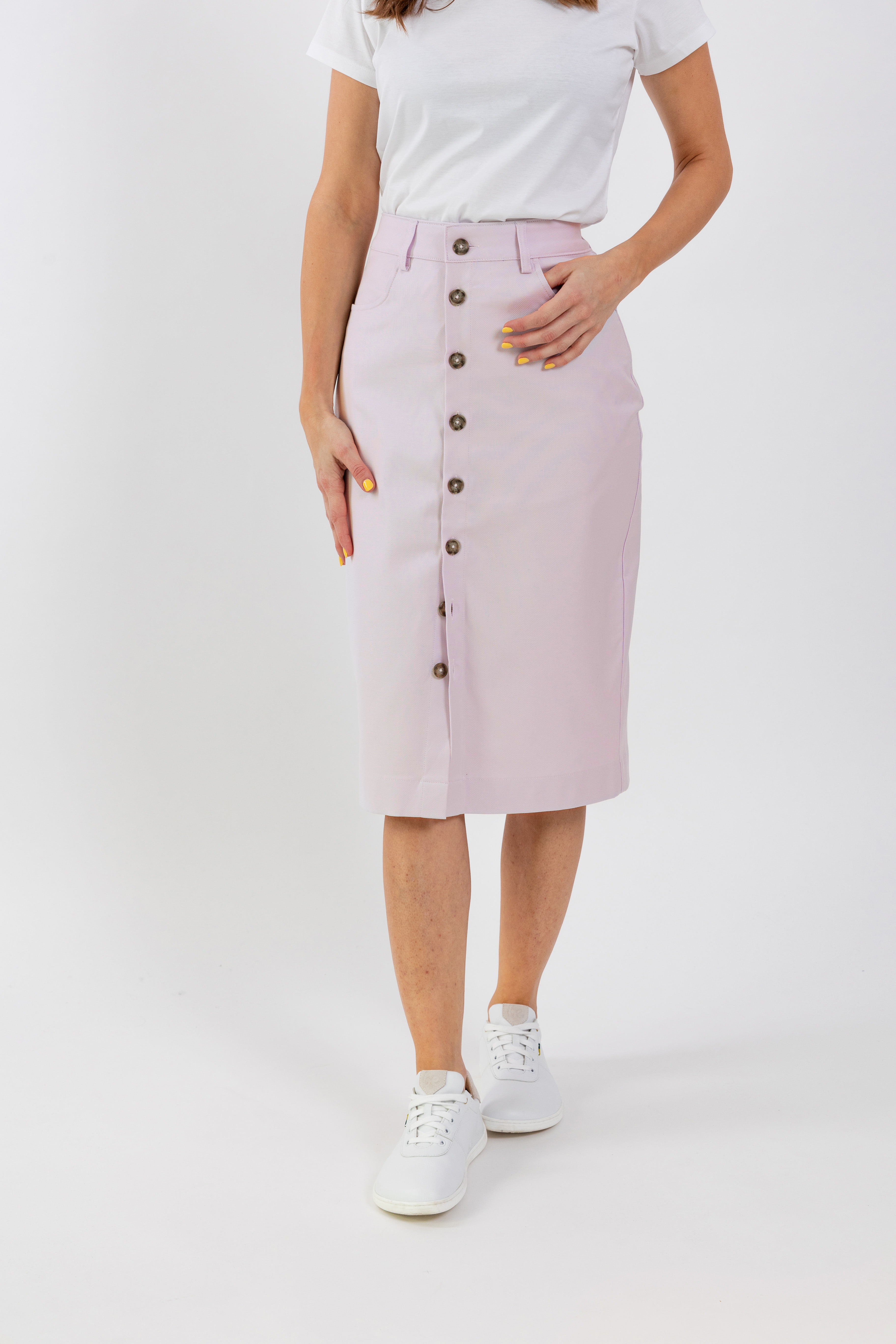 Falda midi de mujer Be Lenka Essentials - Light Lilac.