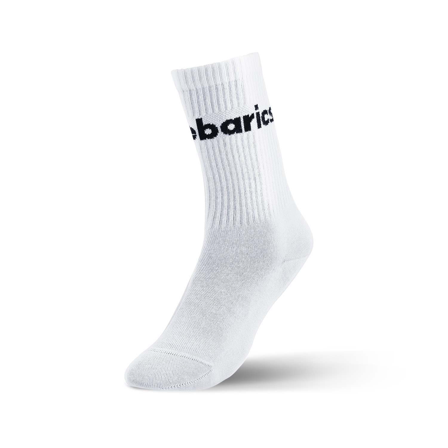 Barebarics - Barefoot calcetines - Crew - White - Big logo