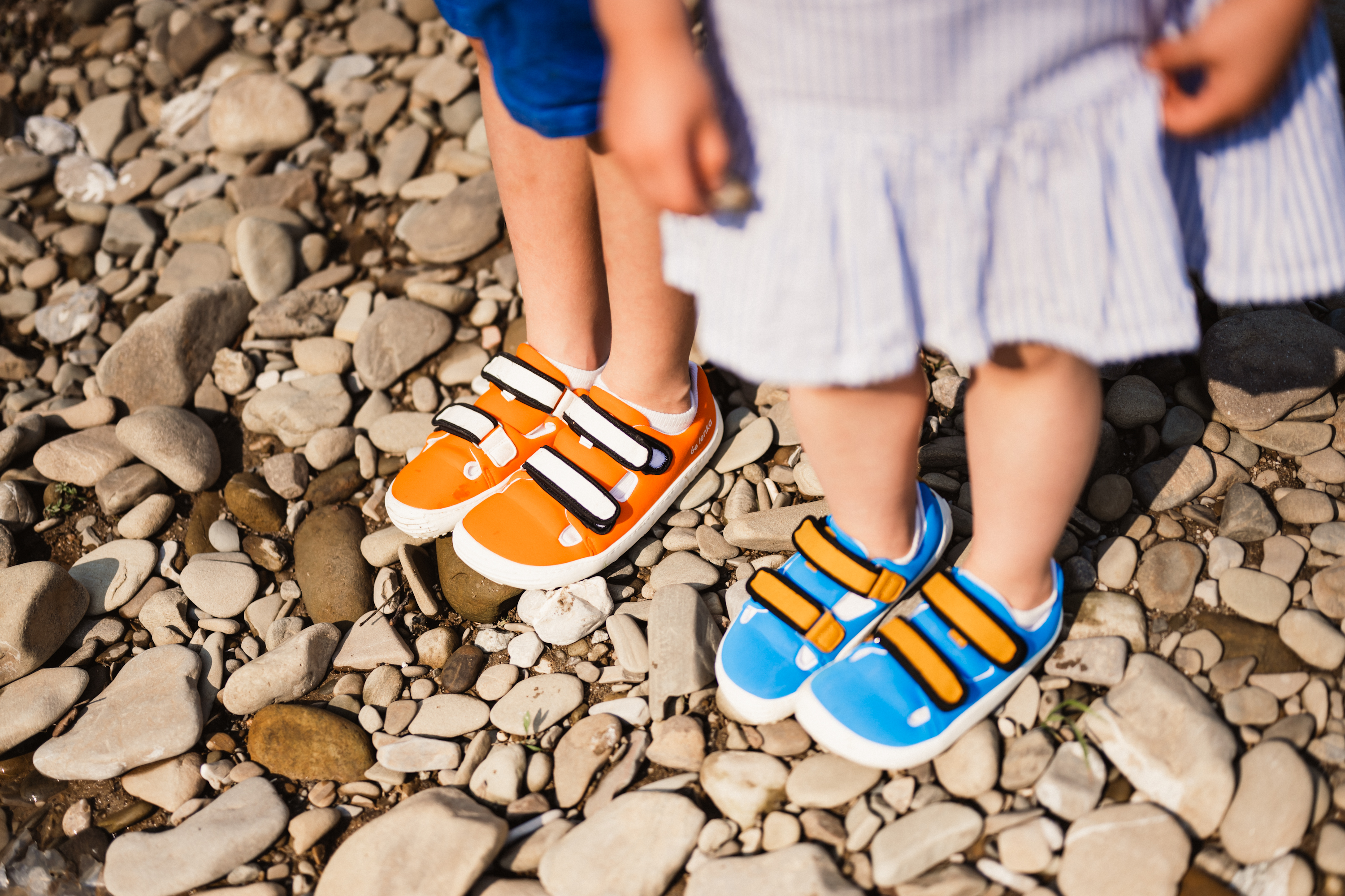 Barefoot zapatillas de niños Be Lenka Seasiders - Orangy.