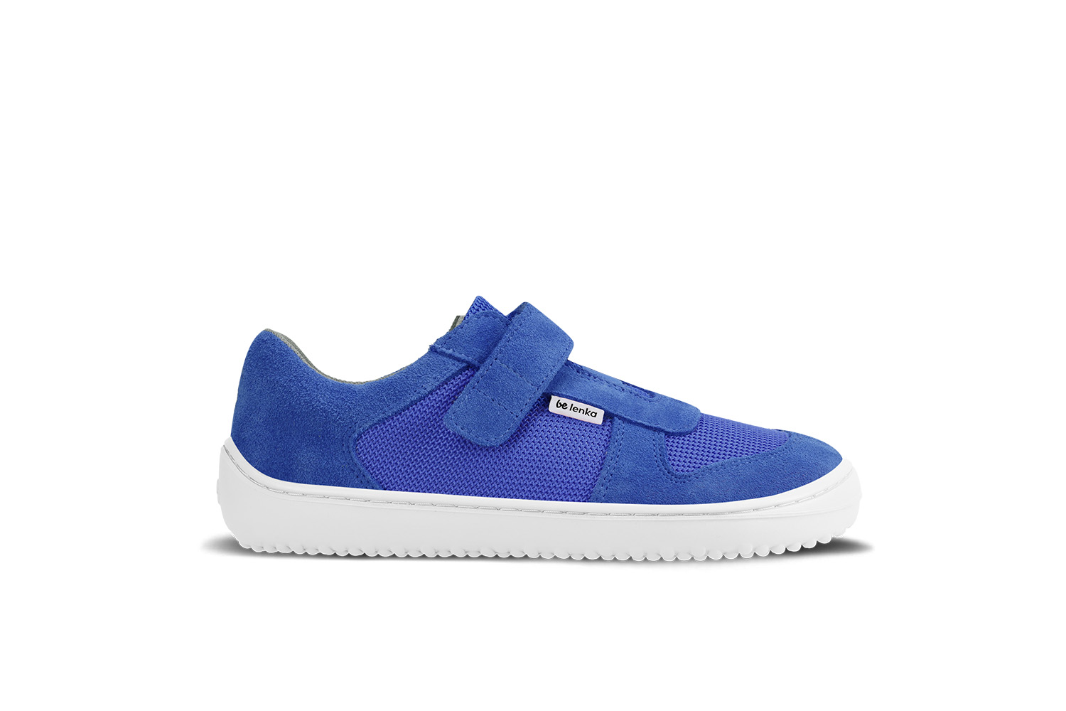 Barefoot zapatillas de niños Be Lenka Joy - Blue & White.