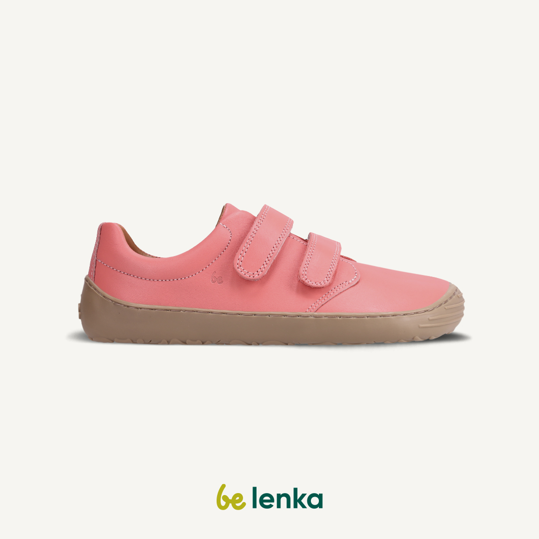 Zapatos barefoot de niños Be Lenka Bounce - Coral Pink.