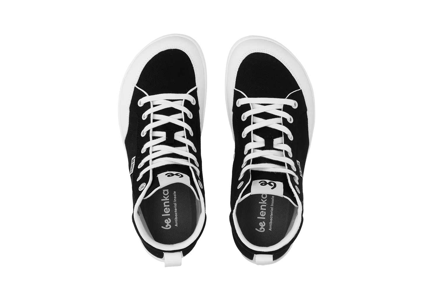 Barefoot zapatillas Be Lenka Rebound - High Top - Black & White.




  zapatos extremadamente ligeros para todos los amantes de los clásicos urbanos  suela cosida EverydayComfort Neo para una mayor vida útil del zapato  logotipo textil en la lengüeta y en la parte superior de las zapatillas  trabilla en el talón para calzarse más fácilmente  dos ojales en el interior de las zapatillas para ventilación

Ventajas de los zapatos descalzos:
 imitan perfectamente caminar descalzola forma anatómica del zapato ofrece un generoso espacio para los dedosla caída cero de la suela mantiene el talón y la punta en un mismo plano para una postura adecuada la suela de estimulación con un grosor de 5 mm activa las terminaciones nerviosas del pielos materiales flexibles garantizan una mejor funcionalidad de los músculos y tendones del piela ligereza del calzado como prevención contra la fatiga de las piernas
Tipo: calzado de calle