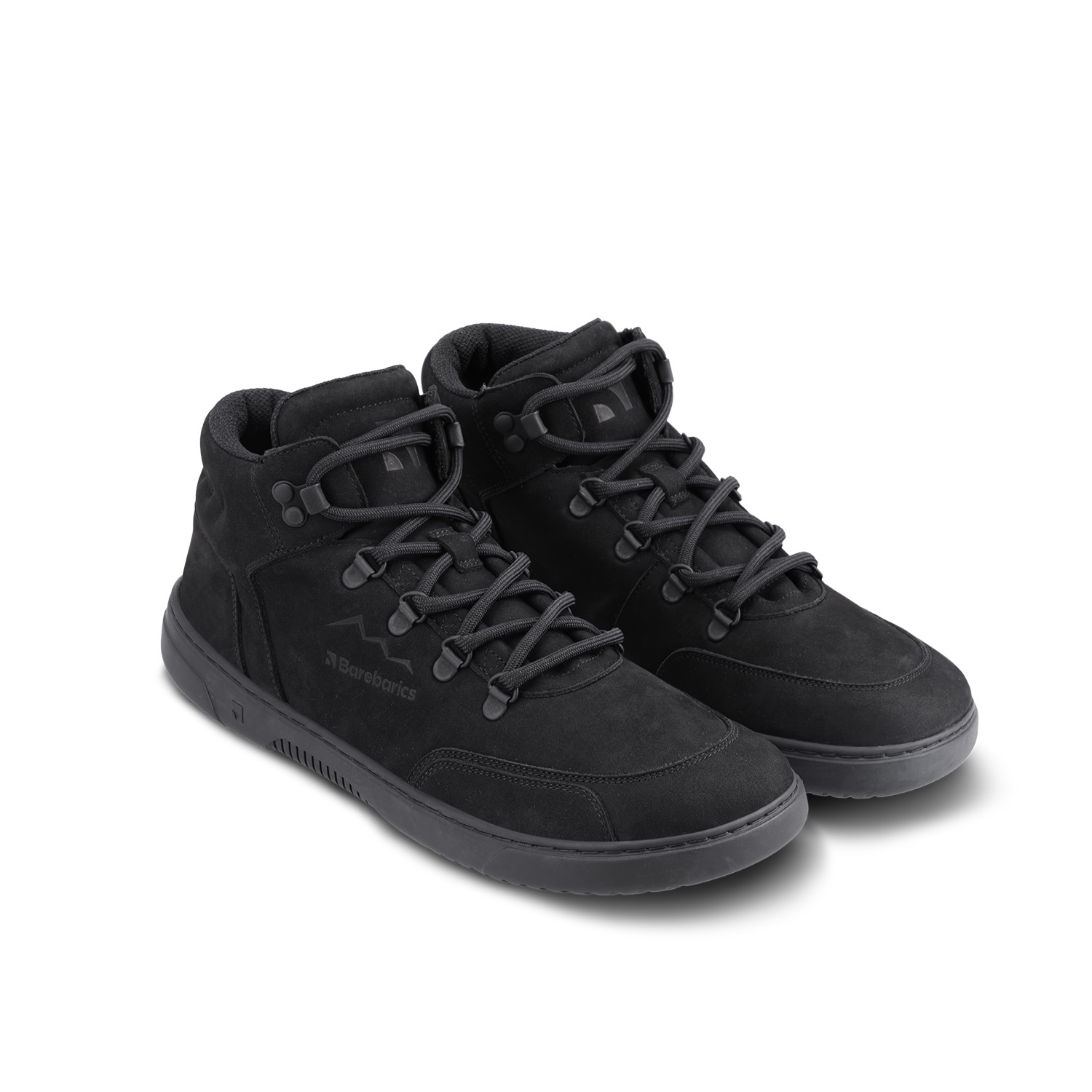 Barefoot Sneakers Barebarics Element - All Black.
Las zapatillas Barebarics se fabrican mediante procesos que minimizan el impacto en el medio ambiente.
  La parte superior está fabricada en cuero nobuk con tratamiento hidrofóbico que repele muy bien el agua.


Atributos del calzado “barefoot”
    Forma anatómica - La zapatilla respeta la forma del pie.

Más información
calzado de callediseño urbano modernodiseñado y hecho a mano en la Unión Europea con el uso de materiales sostenibles localesexcelente durabilidad y solidez del color de los materialesTecnología Dermodry Coolmax® para la eliminación continua de la humedaddisponibles en tallas: 36 - 47 (según medida europea)