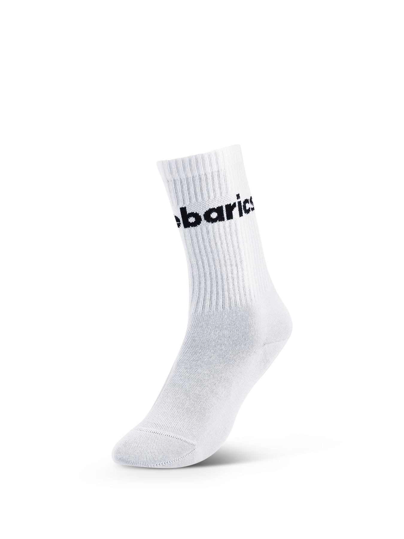 Barebarics - Barefoot calcetines - Crew - White - Big logo