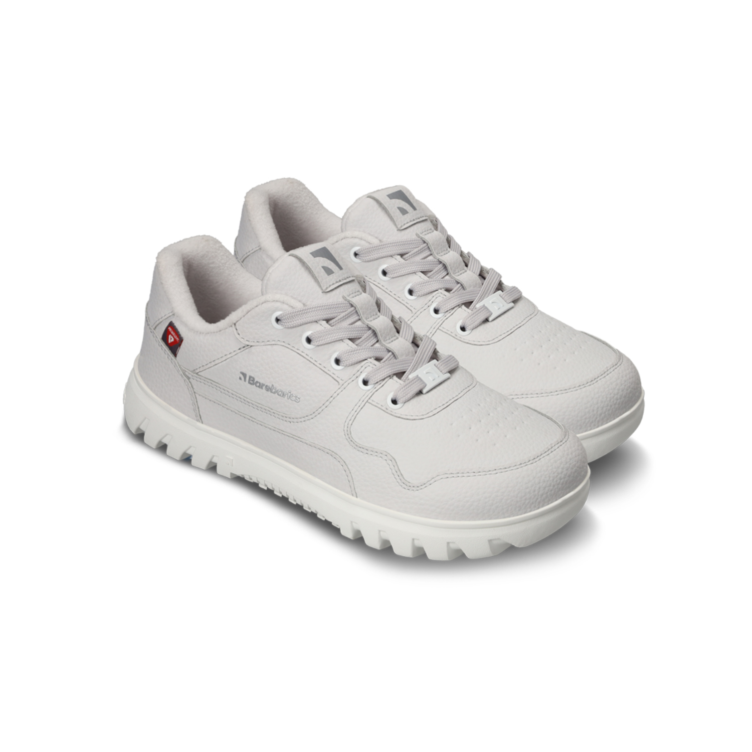 Barefoot Sneakers Barebarics Zing Frost - Light Grey & White.