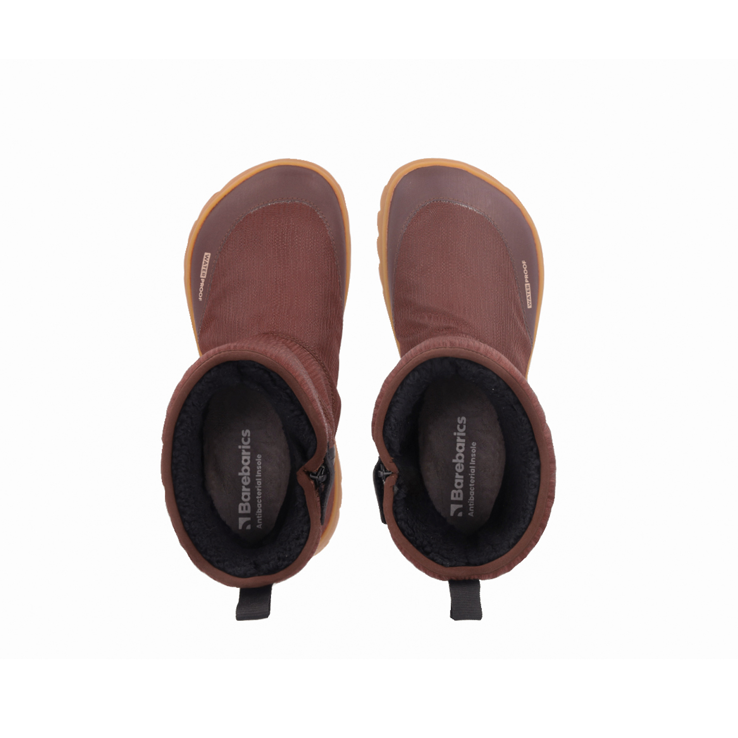 Zapatos de invierno barefoot Barebarics PolarStride - Copper Brown.