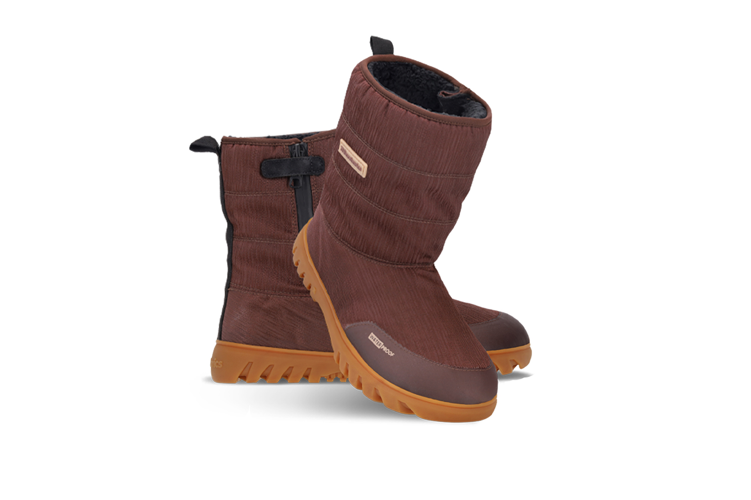 Zapatos de invierno barefoot Barebarics PolarStride - Copper Brown.