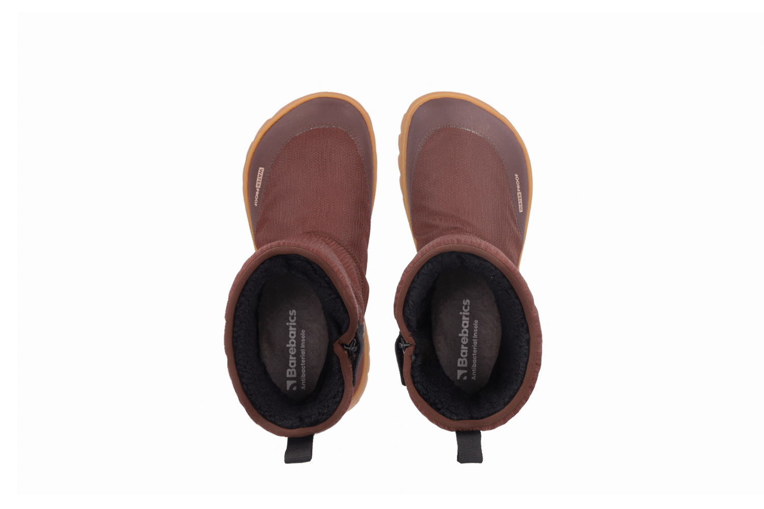 Zapatos de invierno barefoot Barebarics PolarStride - Copper Brown.