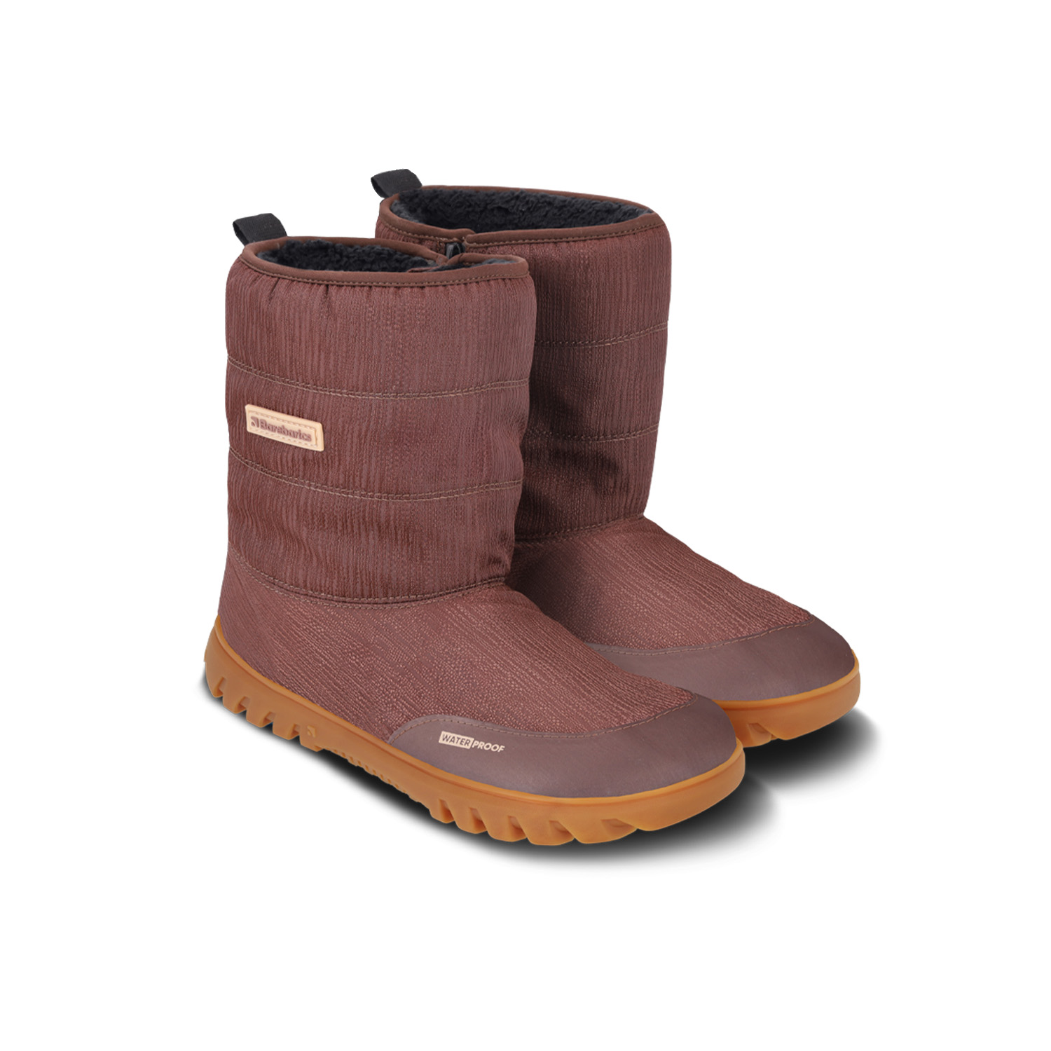 Zapatos de invierno barefoot Barebarics PolarStride - Copper Brown.