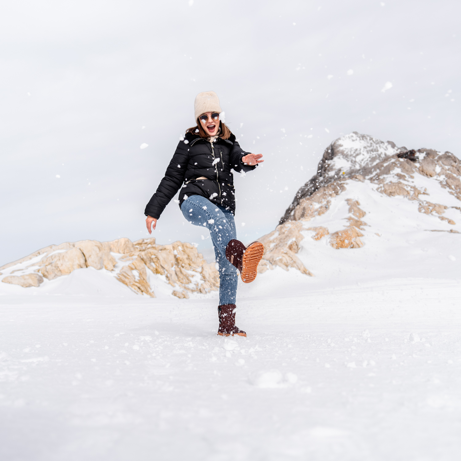 Zapatos de invierno barefoot Barebarics PolarStride - Copper Brown.