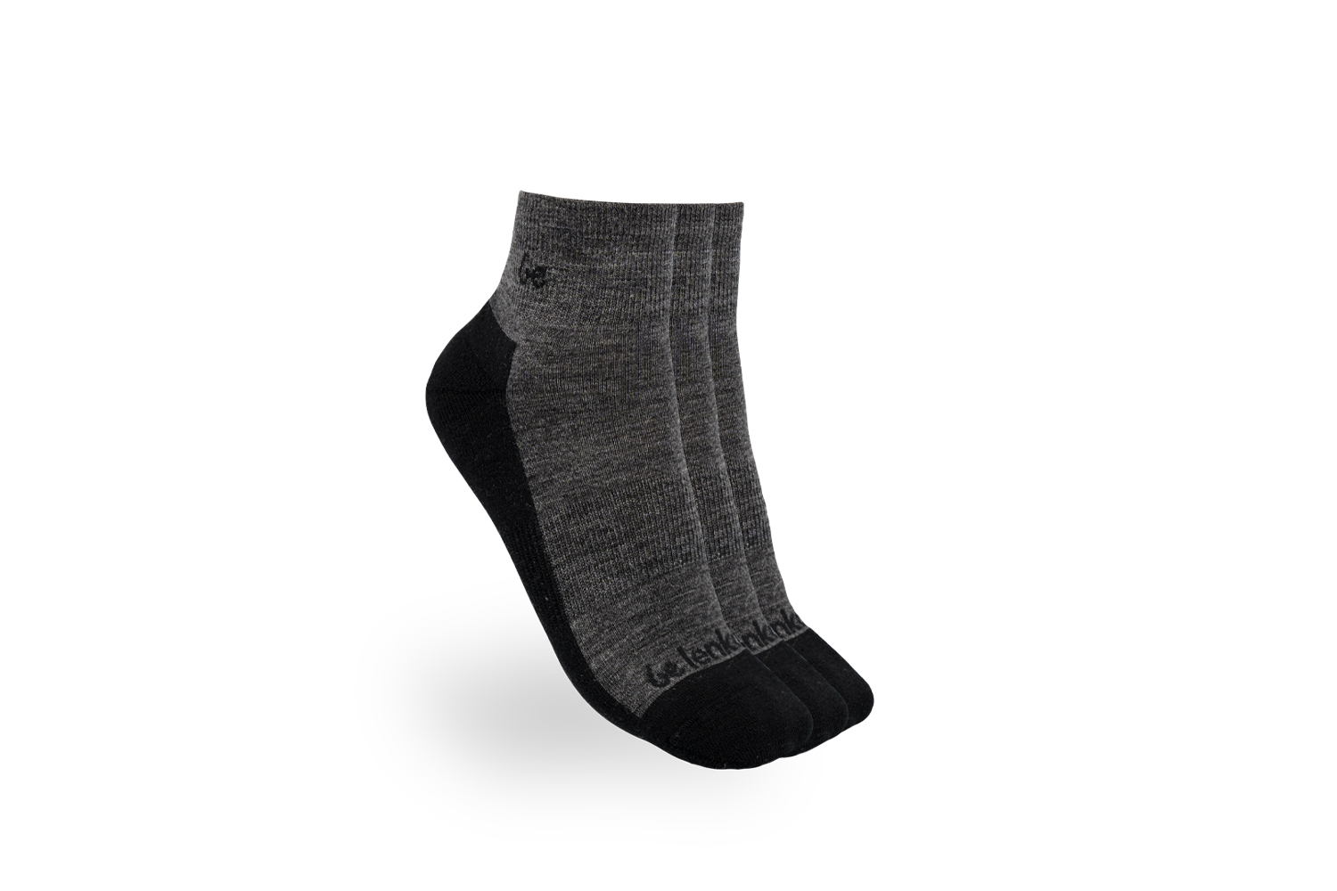 Barefoot calcetines Be Lenka - Crew - Merino Wool – Grey - 3 pack