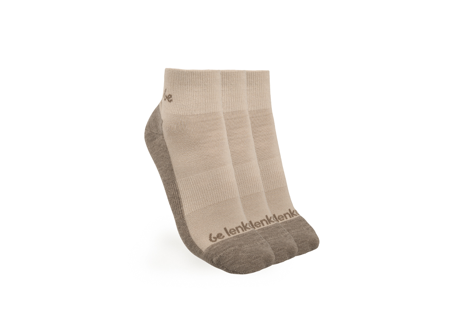 Barefoot calcetines Be Lenka - Crew - Merino Wool – Beige - 3 pack