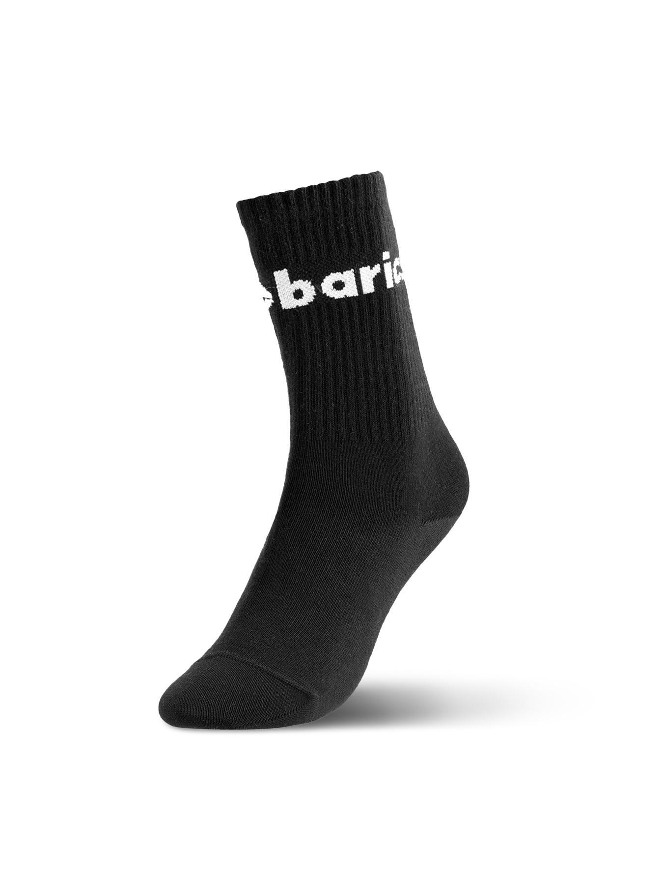 Barebarics - Barefoot calcetines - Crew - Black - Big logo