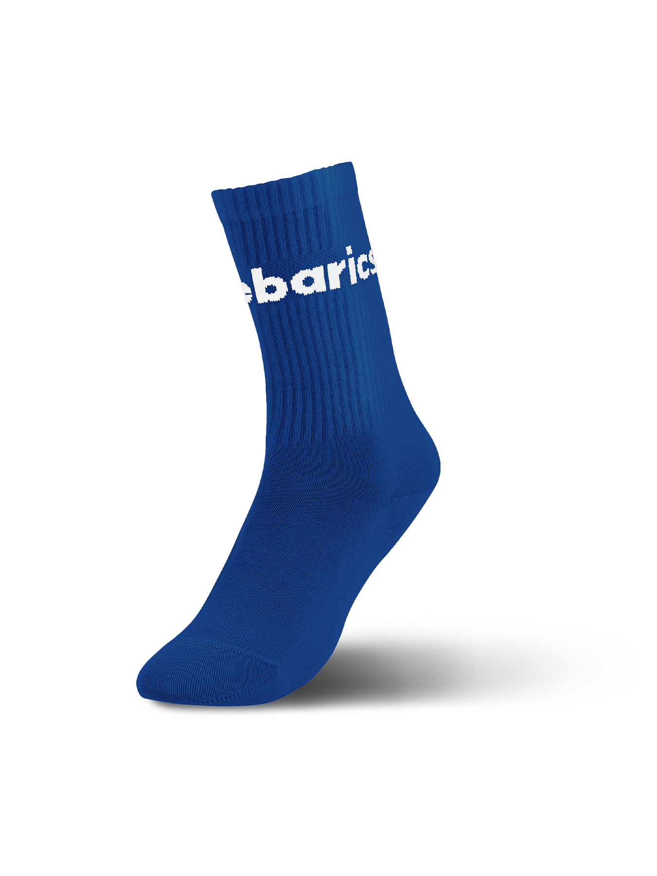 Barebarics - Barefoot calcetines - Crew - Cobalt Blue - Big logo